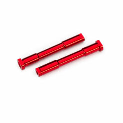 AXES DE RENVOI DE DIRECTION ANODISES ROUGES (X2)