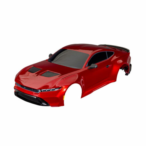 CARROSSERIE COMPLETE MUSTANG ROUGE PEINTE ET DECOREE (10511-RED)