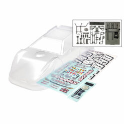 CARROSSERIE TRANSPARENTE LATE MODELE MUDBOSS + ACCESSOIRES