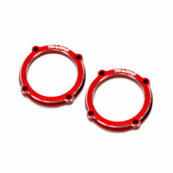 SUPPORTS DE POD D'ECLAIRAGE LED ALU ANODISES ROUGES (X2) - FUNCO