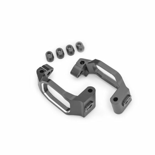 ETRIER DE FUSEES ALU ANODISE GRIS GAUCHE ET DROIT (X2) (10232-GRAY)