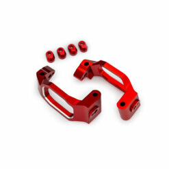 ETRIER DE FUSEES ALU ANODISE ROUGE GAUCHE ET DROIT (X2) (10232-RED)