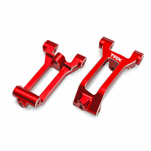 ETRIER DE FUSEES GAUCHE ET DROIT ALU ANODISES ROUGES (X2) - FUNCO (10932-RED)