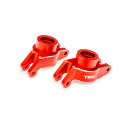 FUSEES ARRIERE GAUCHE / DROITE ALU ANODISEES ROUGE (X2) (10252-RED)