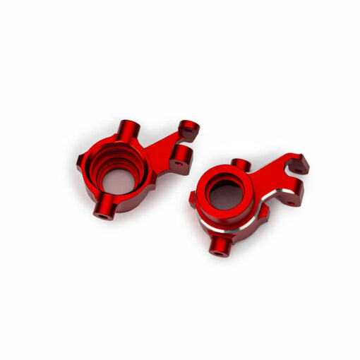 FUSEES DE DIRECTION GAUCHE / DROIT ALU ANODISEES ROUGE (X2) (10237-RED)