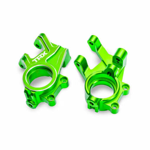 FUSEES DE DIRECTION GAUCHE / DROIT ALU ANODISEES VERTES (X2) - FUNCO (10936-GRN)