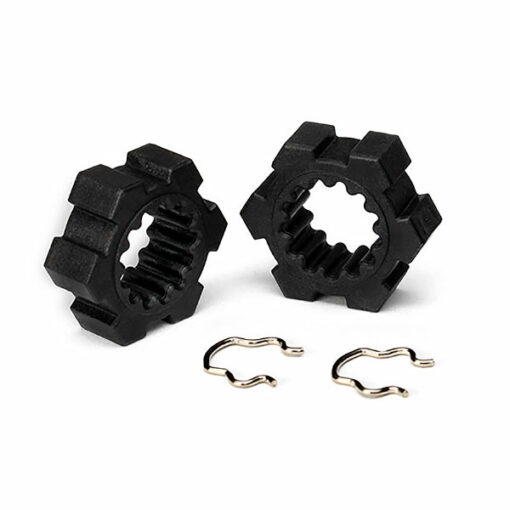 HEXAGONES DE ROUES + CLIPS - FUNCO (X2) (7756-BLK)
