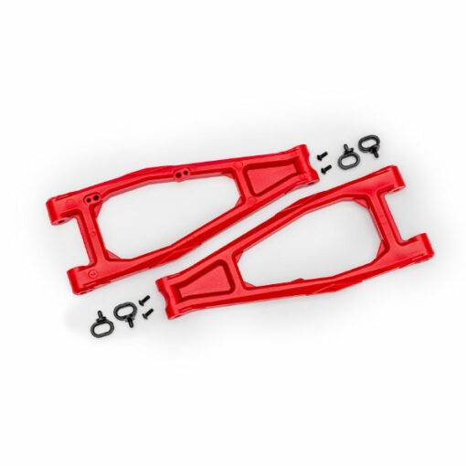 TRIANGLES DE SUSPENSION AVANT SUPERIEUR - ROUGES (2) - FUNCO (10929-RED)