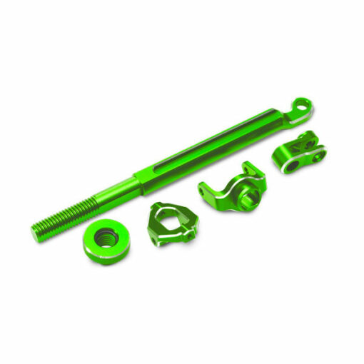TRINGLERIE DE FREIN AVANT ALUMINIUM ANODISEE VERTE - FUNCO (10958-GRN)